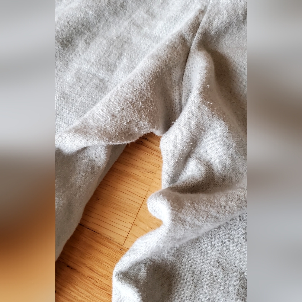 Abercrombie & Fitch Linen Blend Wide Leg Trouser - Picture 5 of 6